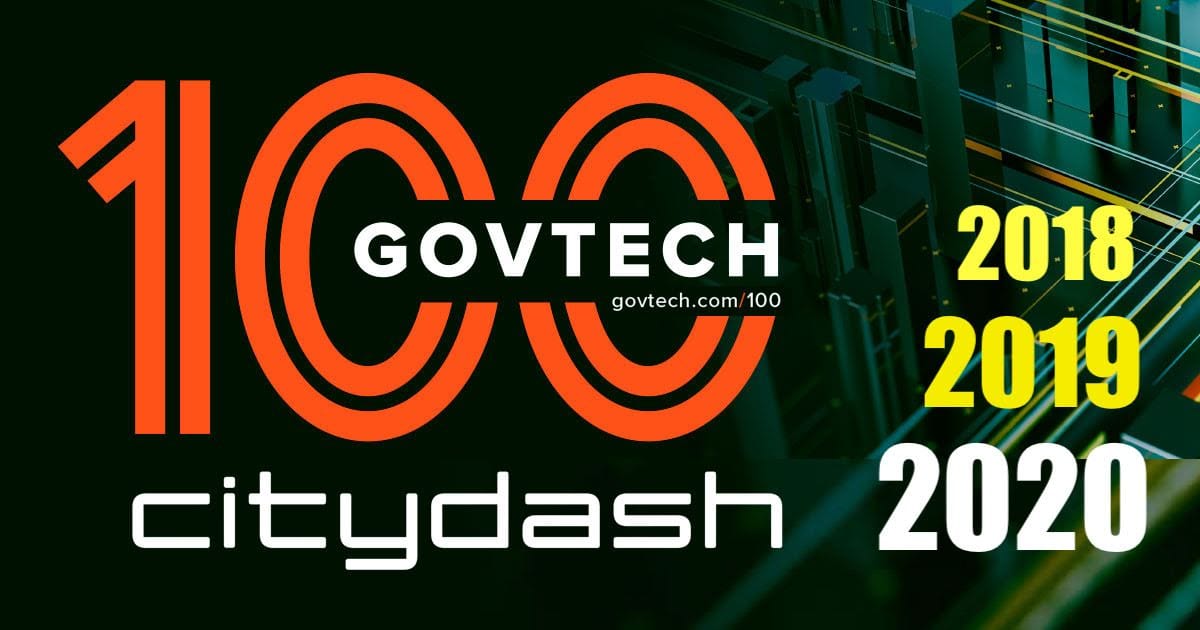 GovTech 100 list of innovative technology companies