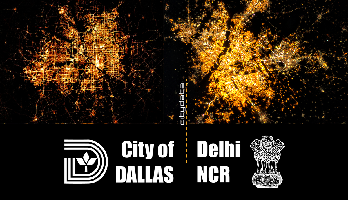 Mobility Trip Patterns for Delhi and Dallas